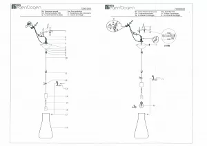 Потолочный светильник MW-Light Кьянти чёрный 720010601