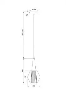 Подвесной светильник Freya FR8008PL-01GB