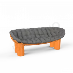 Диван SLON Orange / Graphite