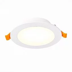 Светильник встр. Белый LED 1*10W 3000K/4000K/6000K 850Lm Ra80 110° IP20 D120xH30 220-240V Встраиваемые светильники ST212.508.10