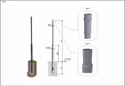 ОПОРЫ ТРУБЧАТЫЕ НЕСИЛОВЫЕ: ОТ2(159/76), ОТ2(159/76)ф