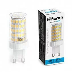 Лампа светодиодная Feron LB-435 G9 11W 175-265V 6400K