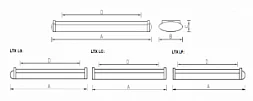 Потолочный светильник LTX 228 HF