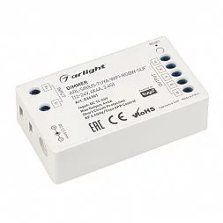 Диммер ARL-SIRIUS-TUYA-WIFI-RGBW-SUF (12-24V, 4x4A, 2.4G) (Arlight, IP20 Пластик, 3 года)